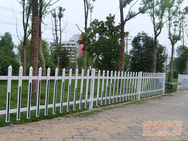常州PVC花圃圍欄綠化隔離欄
